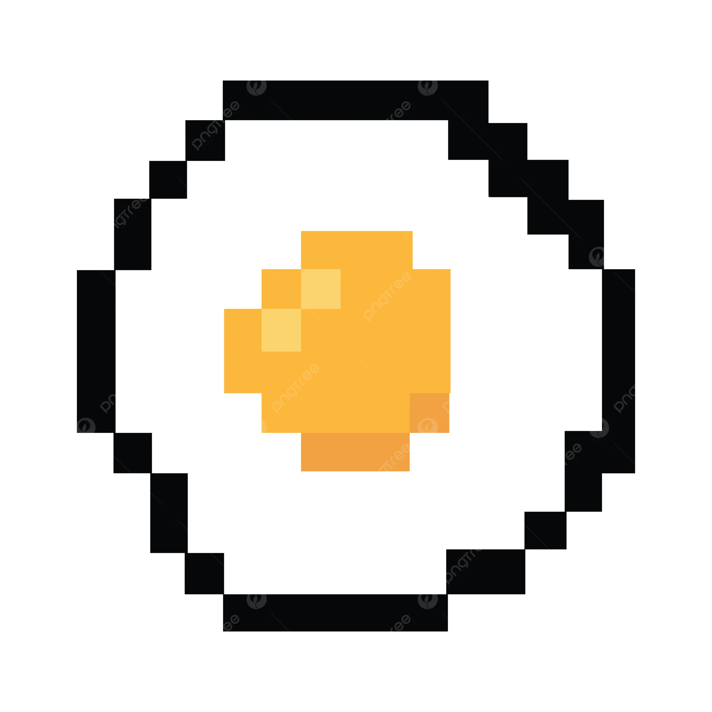 Hình ảnh Biểu Tượng Trứng Rán Pixel Với Vector Nền Trong Suốt PNG , Nghệ Thuật Pixel, đồ ăn, điểm ảnh PNG và Vector với nền trong suốt để tải xuống miễn