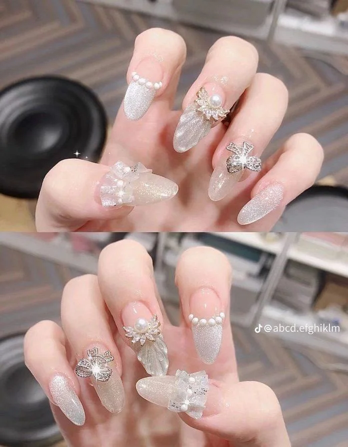 1001+ mẫu nail cô dâu sang chảnh, đẹp nhất 2023 cho ngày trọng đại - BlogAnChoi
