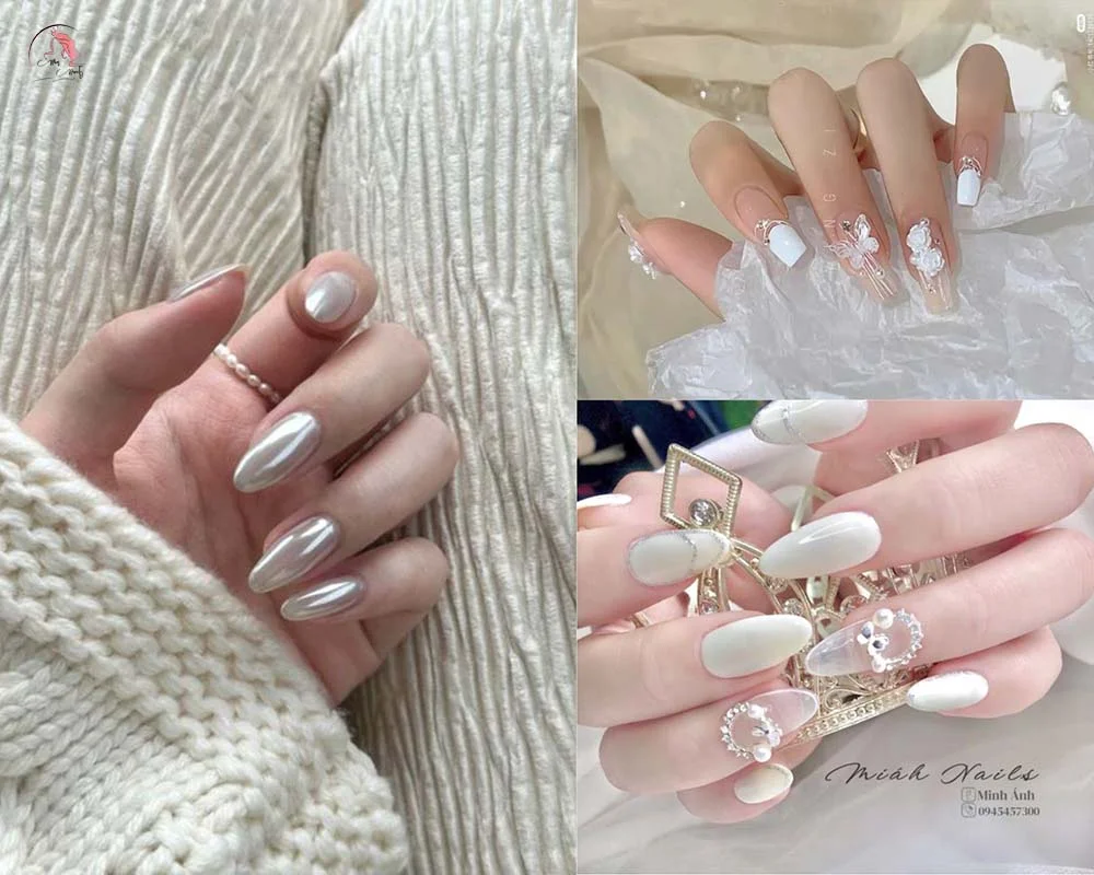 101+ Mẫu nail cô dâu đẹp xinh xắn nhẹ nhàng cho nàng tỏa sáng
