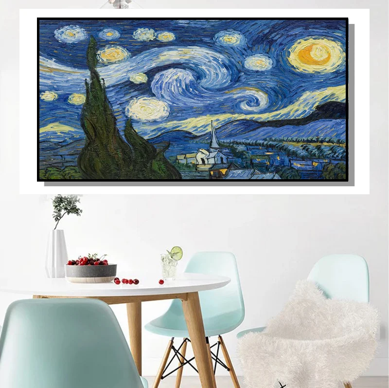 Bức Tranh Đêm Đầy Sao Van Gogh