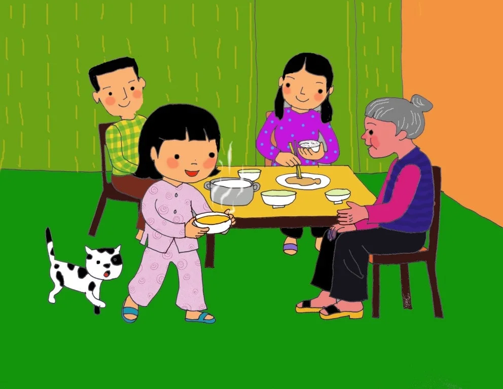Hình ảnh về gia đình cho các bé mầm non hiểu về gia đình hơn - Giáo án, bài giảng và tin tức mầm non