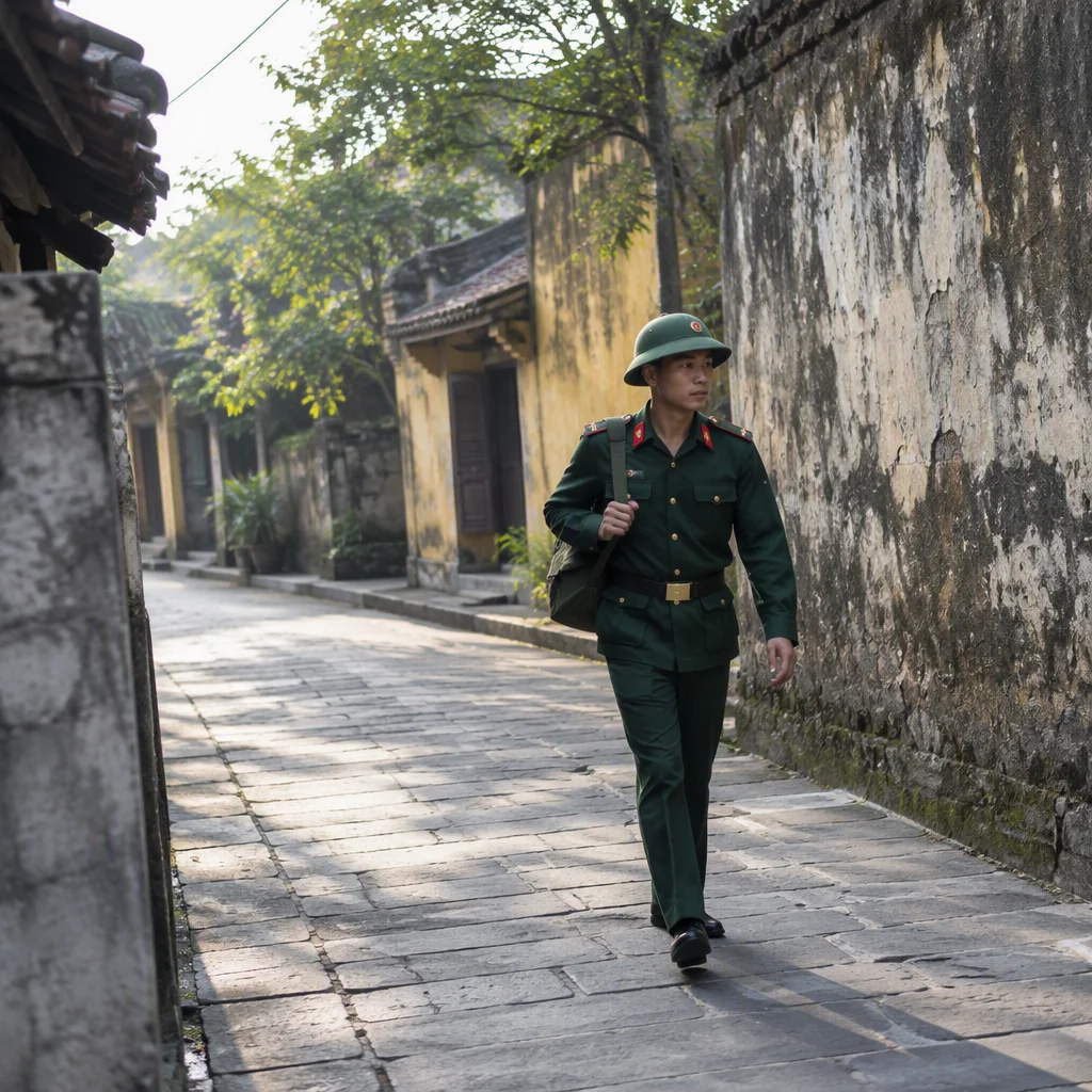 Bộ ảnh vẽ chú bộ đội, tấm 8