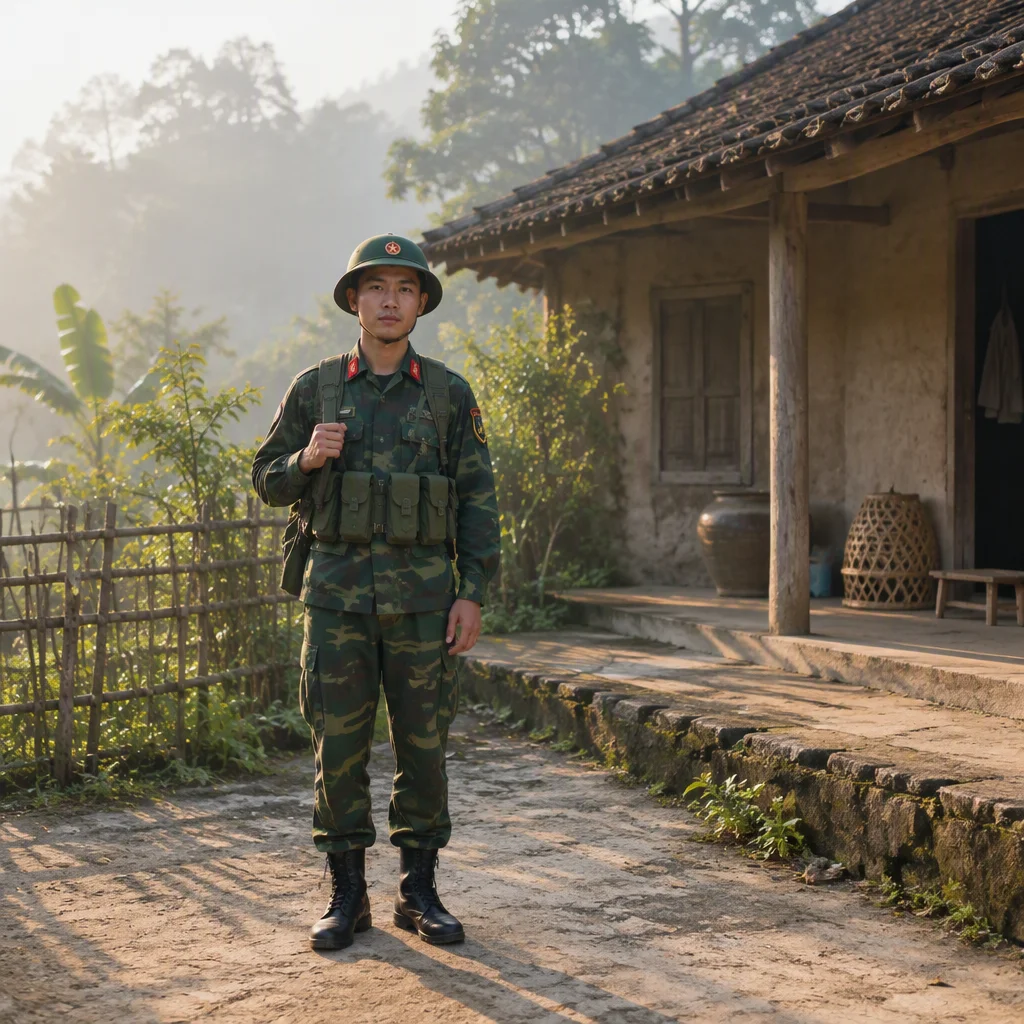 vẽ chú bộ đội — ảnh 25