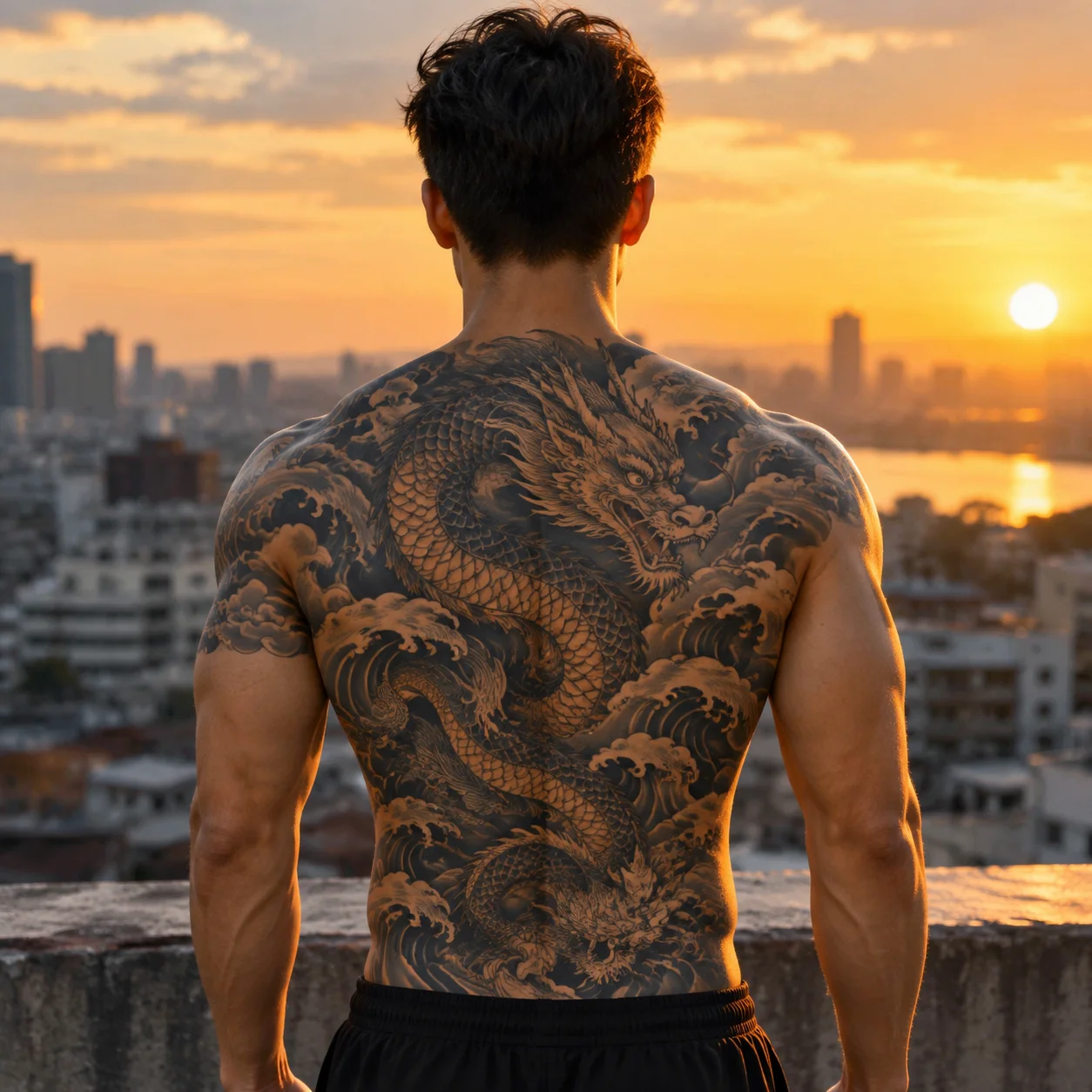 Hình 20 trong bộ sưu tập hình xăm full lưng