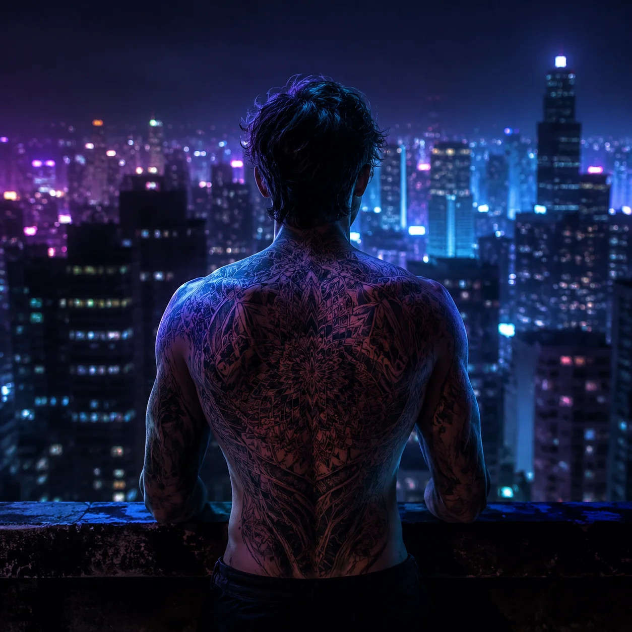 hình xăm full lưng: gợi ý số 30