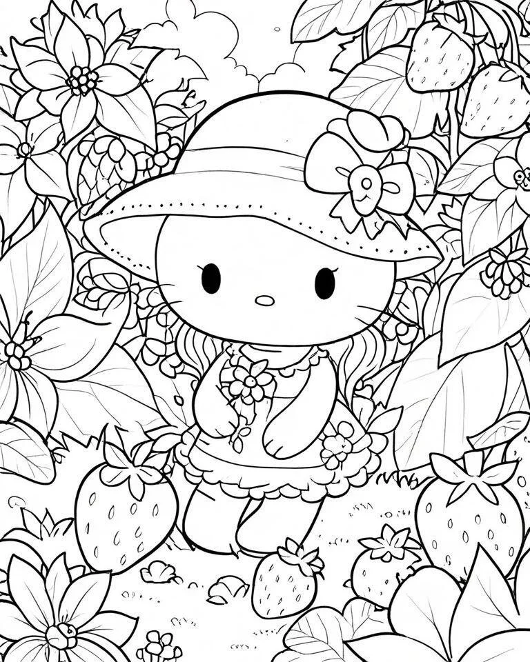 Tranh tô màu Hello Kitty - Người bạn nhỏ giúp bé yêu sáng tạo mỗi ngày - 8