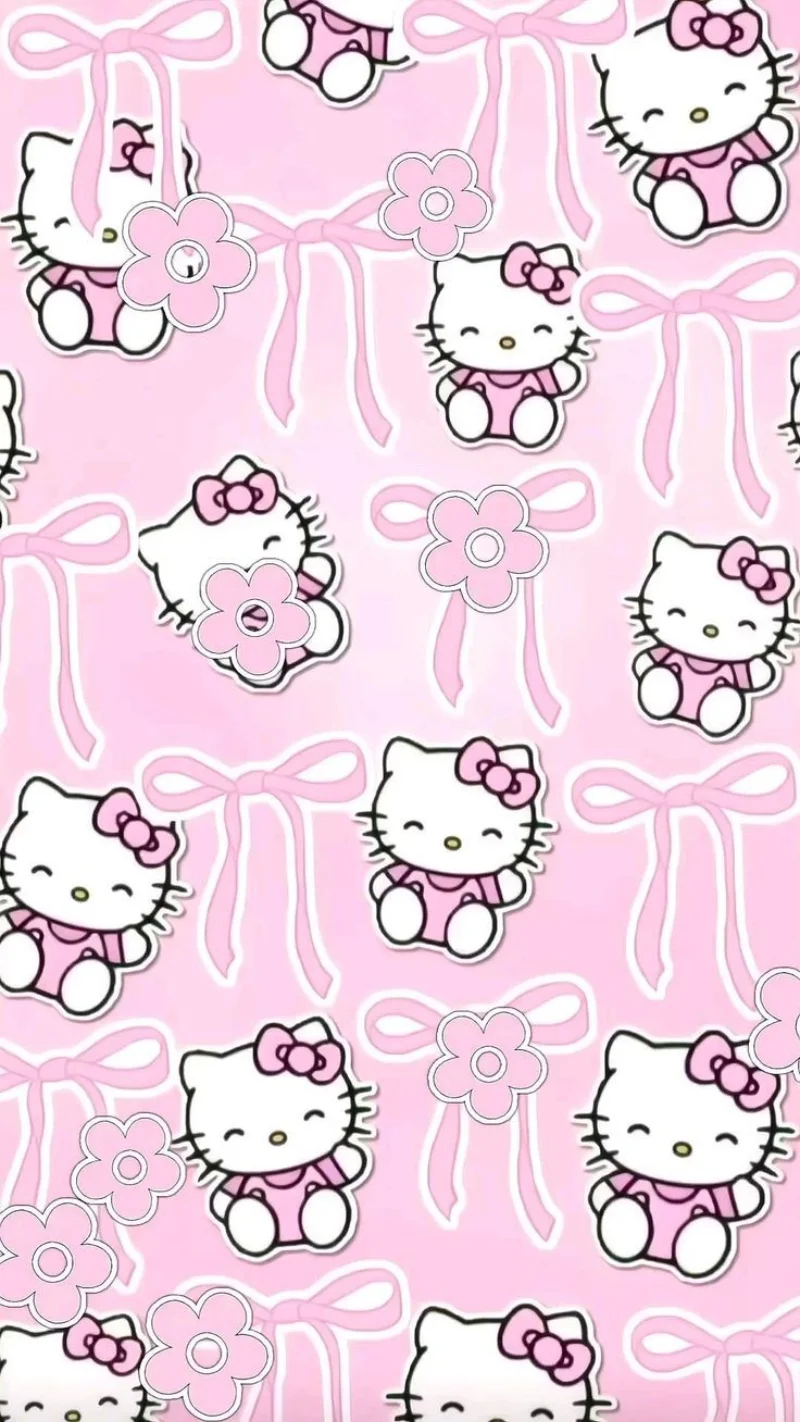 TOP 255+ Hình nền Hello Kitty màu hồng siêu ĐÁNG YÊU, đẹp, cực nét