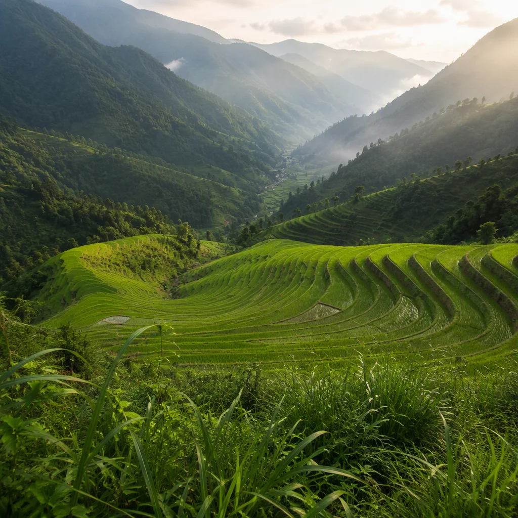 Mẫu vẽ tranh phong cảnh thứ 15