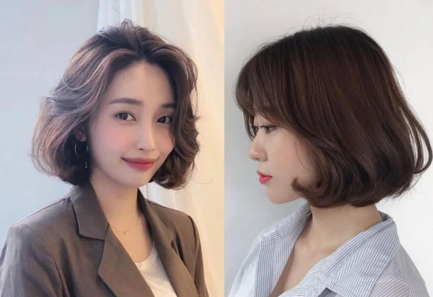 Kiểu tóc bob uốn cụp chữ C