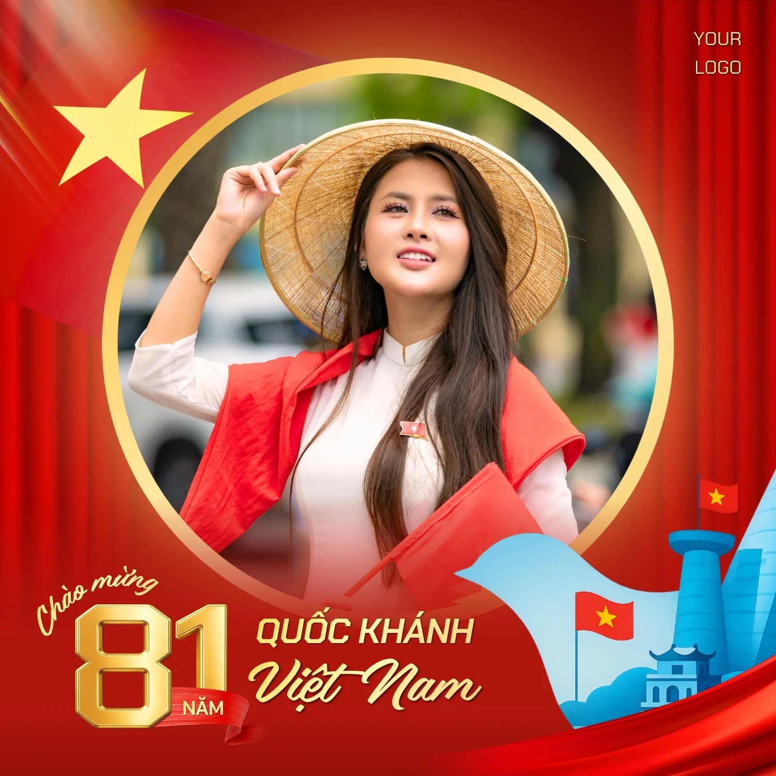 Khung avatar Facebook đẹp, tạo frame online miễn phí | Canva
